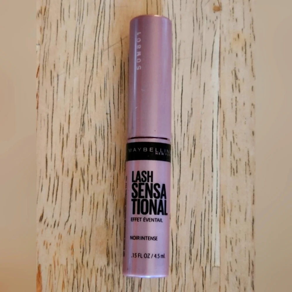🪷5/$25! MAYBELLINE NY Lash Sensational Mascara Very Black Travel Clutch Sz New